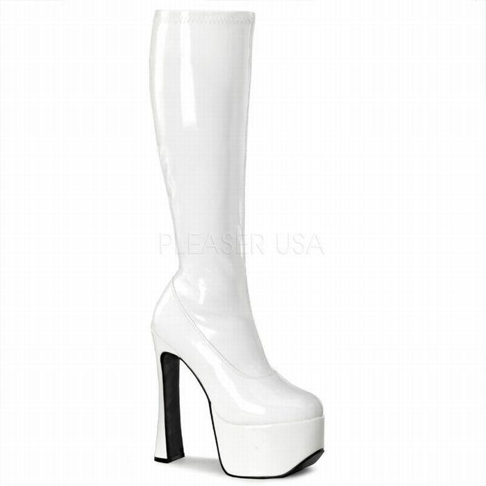 CANDY-2000 6.5インチ(約16.5cm) ハイヒール　ブーツ /PleaserプリーザーDevious パーティードレス 靴 大きいサイズ | 