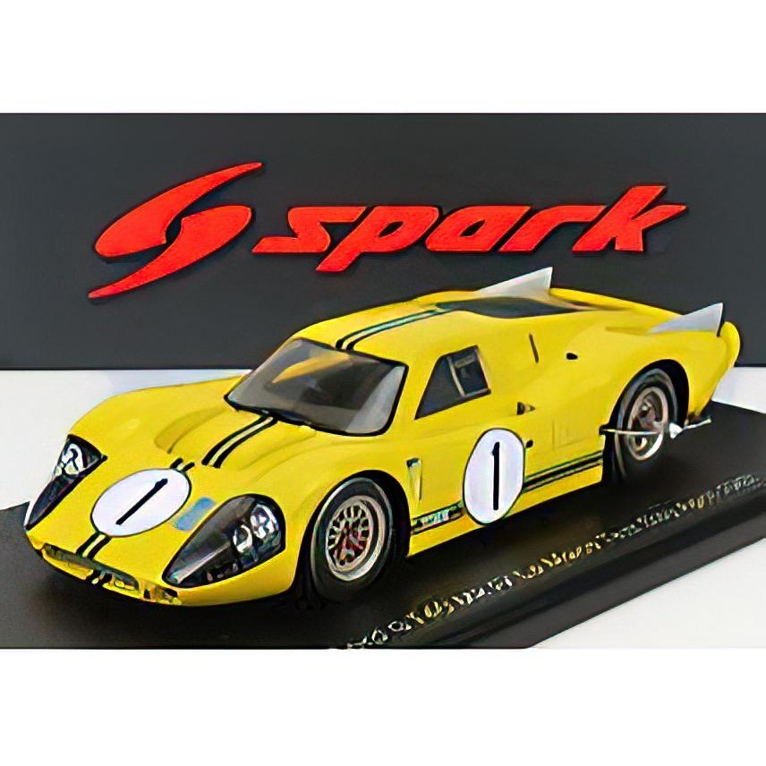 カタログギフトも 1 1967 V8 ミニカー 7 0l Mans Le Usagt40 43 N Car B Mclarenマクラーレン Team Motor Yellow Company Spark Test 24h Ford バギー カート トライク コミューター