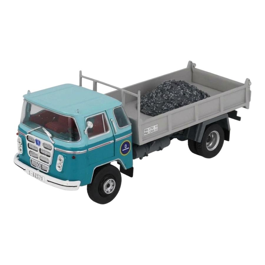 【予約】 Nazarナザール Super 7 TM トラック 2軸 1964 グリーン/グレー / EDICOLA 1/43 ミニカー トラック模型 | 