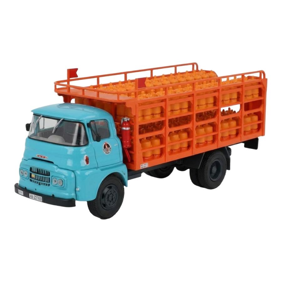 【予約】 SAVA FH-800 トラック BUTANO S.A. 1965 ライトブルー/オレンジ EDICOLA 1/43 ミニカー | 