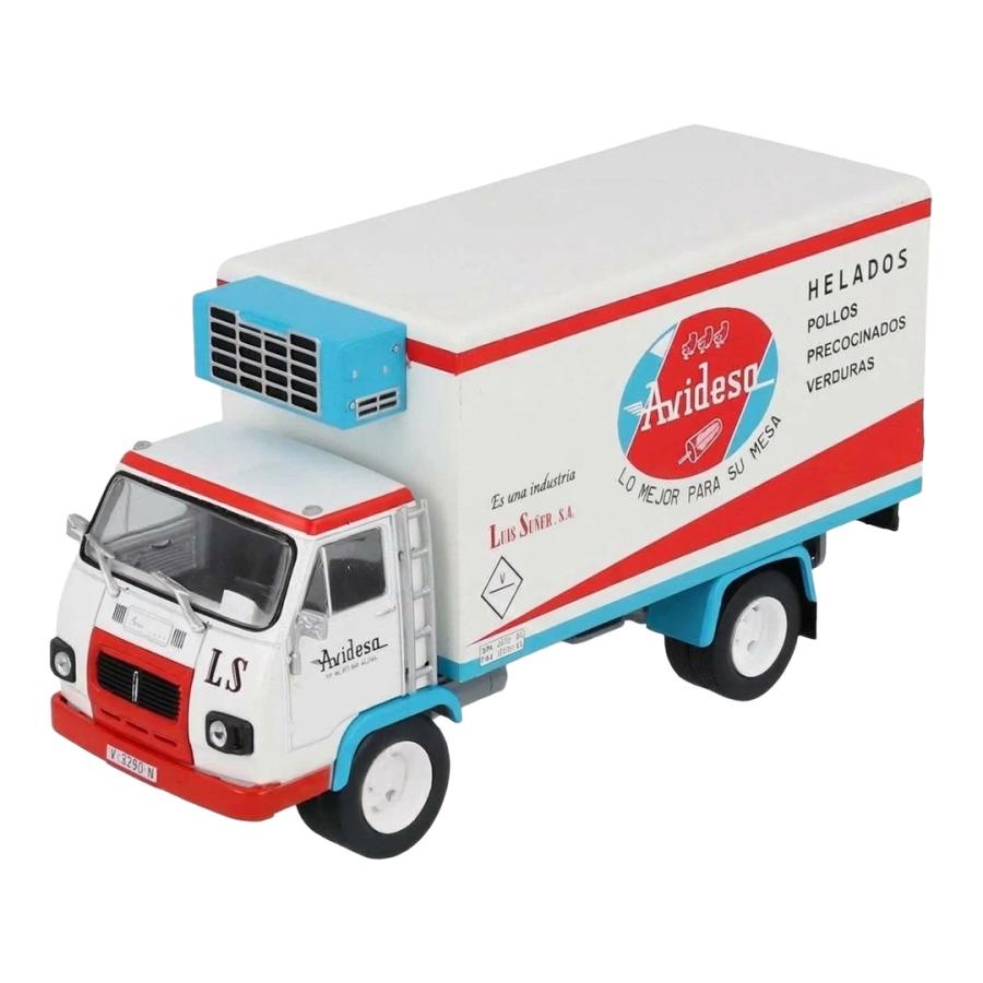 【予約】 AVIA 7000 トラック AVIDESA 1975 ホワイト レッド ブルー EDICOLA 1/43 ミニカー | 