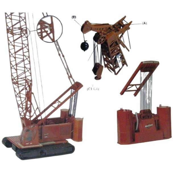 Manitowoc 555 crawler crane クローラークレーン / CCM 1/50 建設機械模型 工事車両 |  | 01
