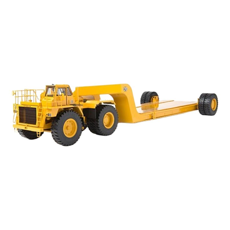 CAT キャタピラー 776 MET-185 フラットベッドトレーラー 重機 / CCM 1/48 ミニカー 建設機械模型 工事車両 | 