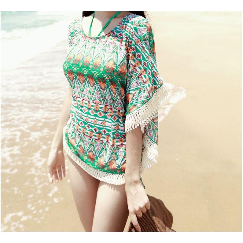 レトロビキニ　3ピースセット水着上下セット レディース　可愛い インポート |  | 03