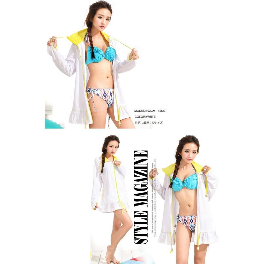 UVカット ロングラッシュガード長袖 水着日焼け対策 プール キャンプ　アウトドア |  | 01