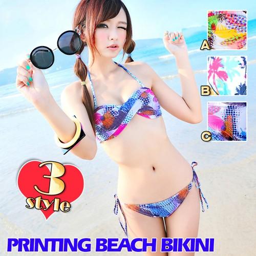 バンドゥービキニ 3カラー 水着ビキニ上下セット レディースYY13110 | 