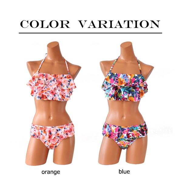 フリルビキニセット 2カラー 水着ビキニ上下セット レディースGC1001 |  | 03