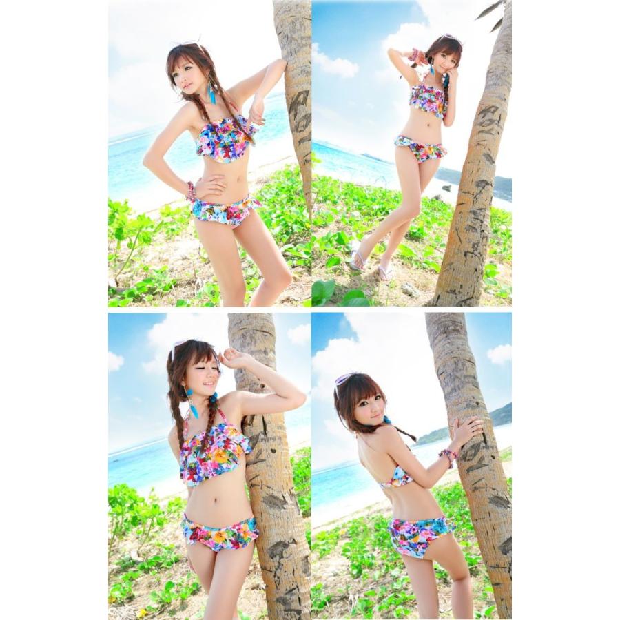 花がらビキニ 水着ビキニ上下セット レディースYY13119 |  | 01