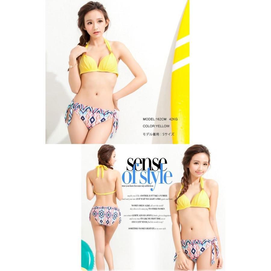 ビキニ２点セット 4カラー 水着ビキニ上下セット レディースYY1454 |  | 02