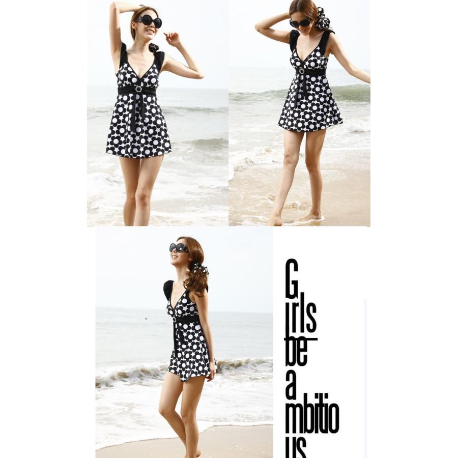 体型カバー　ママ水着ワンピース 大きいサイズ L/XL レディース1995 |  | 01