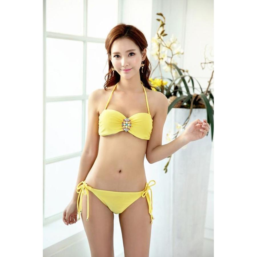 ワイヤー入りビジューチャームビキニ  SW527  3カラー 格安水着ビキニ上下セット レディースSW527 |  | 01