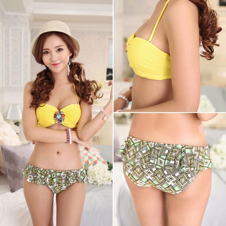 ビジューチャームビキニ  SW536  3カラー 格安水着ビキニ上下セット レディースSW536 |  | 03