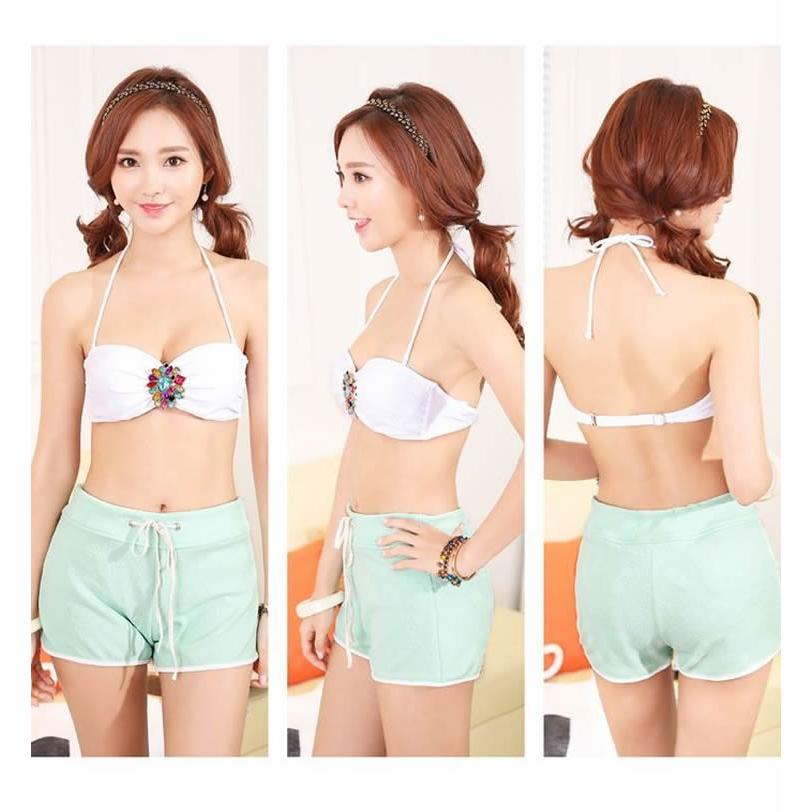 水着 ショートパンツ 単品デコパンツ  SWW11515   3カラー ショーパン レディースSWW11515 |  | 04