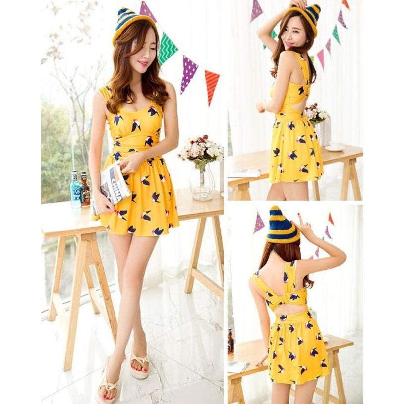 体型カバー　可愛い ワンピース　2カラー 水着 大きいサイズ M/L/XL レディース 送料無料 |  | 01