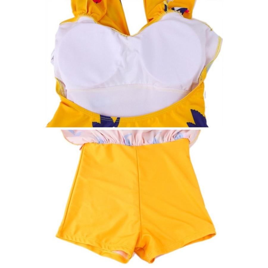 体型カバー　可愛い ワンピース　2カラー 水着 大きいサイズ M/L/XL レディース 送料無料 |  | 04