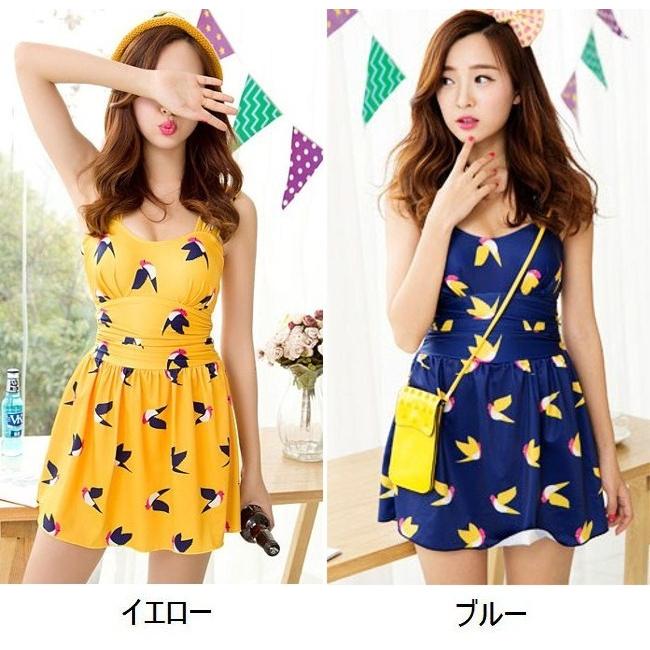 体型カバー　可愛い ワンピース　2カラー 水着 大きいサイズ M/L/XL レディース 送料無料 |  | 05