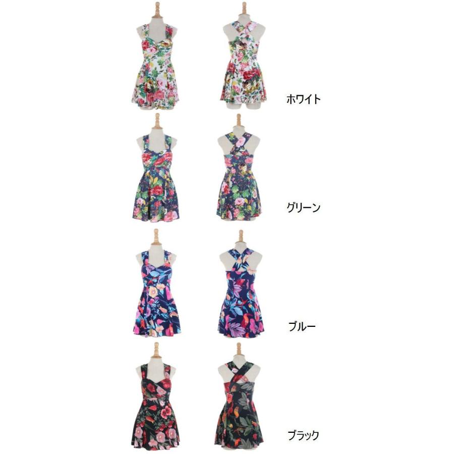 体型カバー　エレガント　ワンピース　ママ 水着 大きいサイズ M/L/XL レディース 送料無料 |  | 05