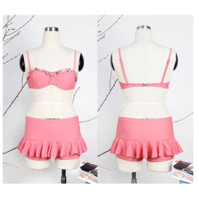 体型カバー 3点セット スカート セクシー　ママ水着 大きいサイズ  レディース 送料無料 |  | 02