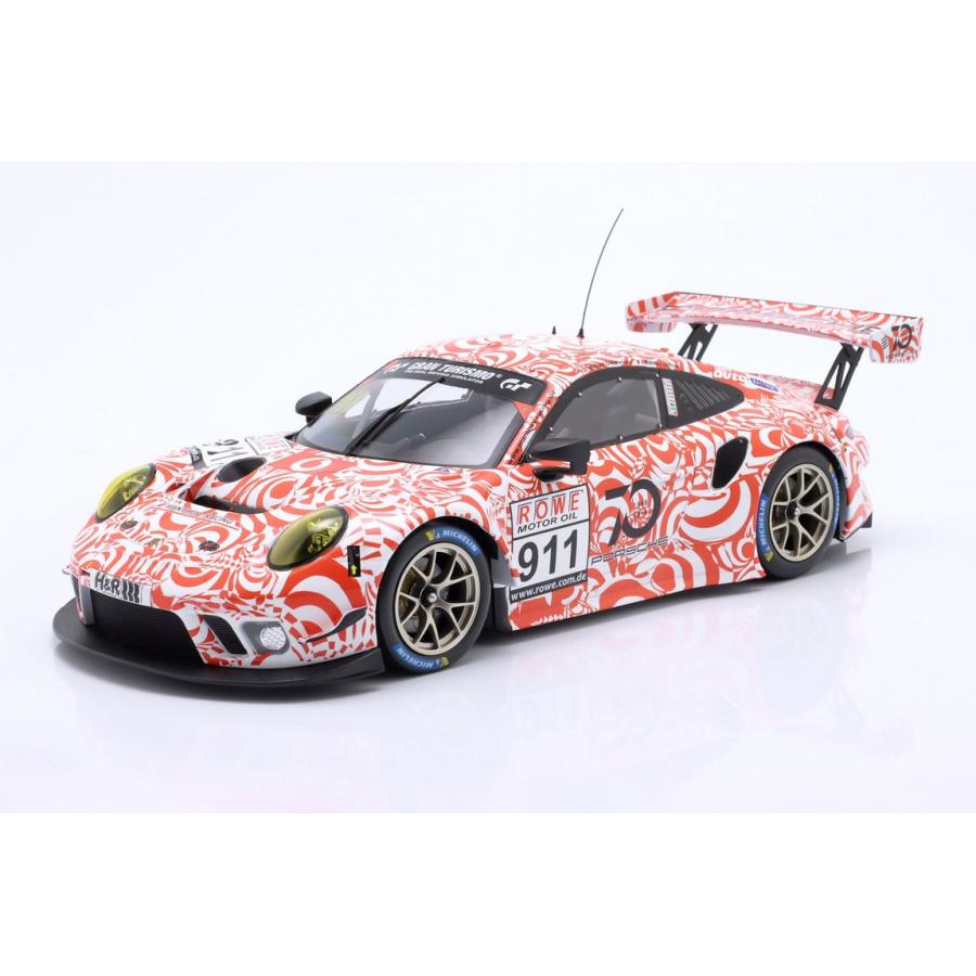 Porsche 911 GT3 R 2018 #911 ニュルブルクリンク Manthey IXO 1/18 ミニカー | 