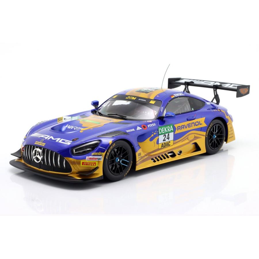 Mercedes-AMG GT3 Evo #24 DTM 2025 Maro Engel ブルー/ゴールド IXO 1/18 ミニカー | 