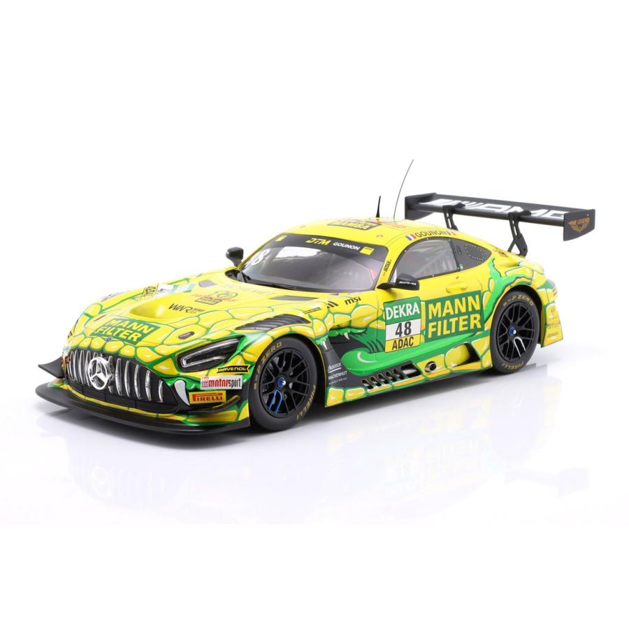 Mercedes-AMG GT3 Evo #48 DTM 2025 Jules Gounon Mamba イエロー IXO 1/18 ミニカー | 