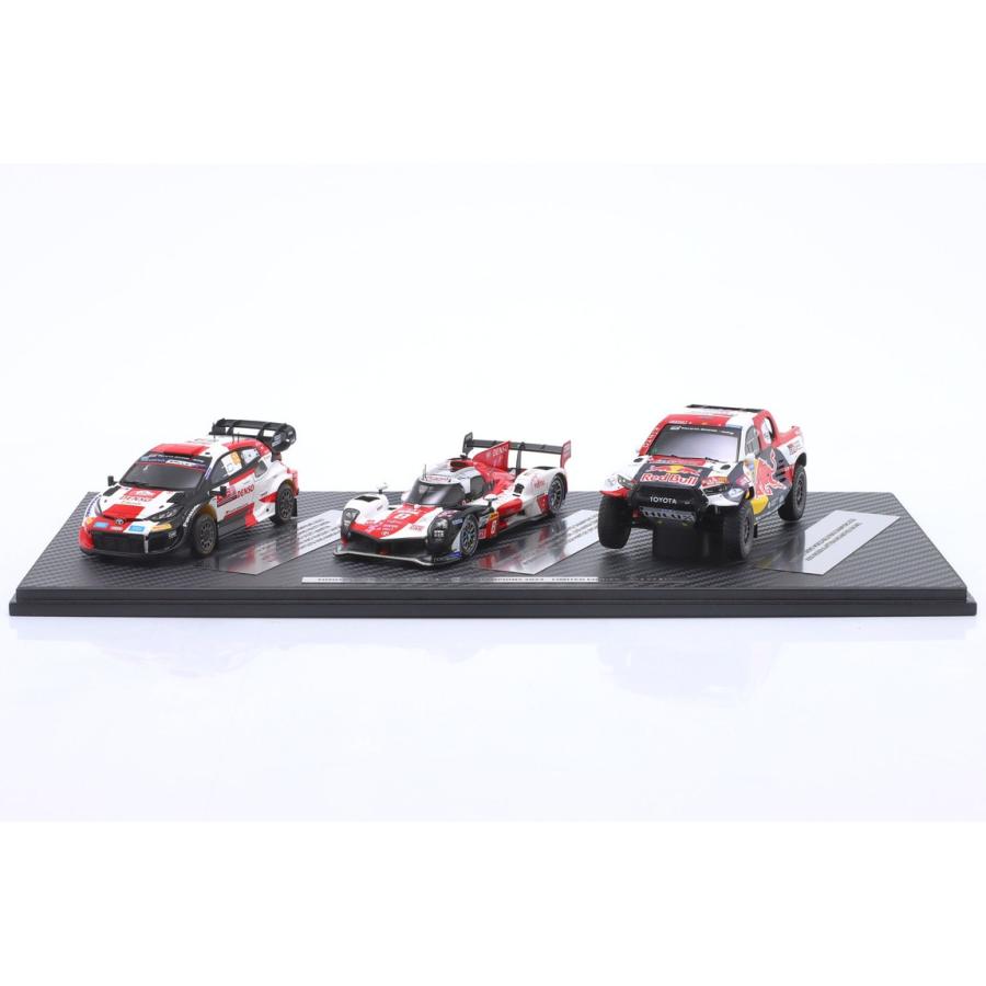 Toyota Gazoo Racing トリプルチャンピオン 2023 3台セット #69 #8 Spark 1/43 ミニカー | 