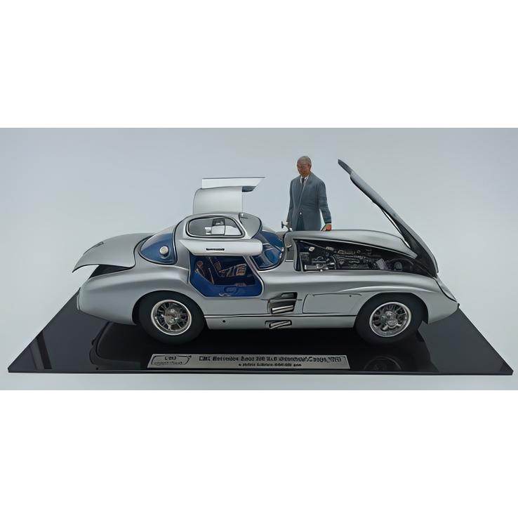 Mercedes Benz 300 SLR Coupe 1955 フィギュア アクリルベースプレート付き/ CMC 1/18 | 