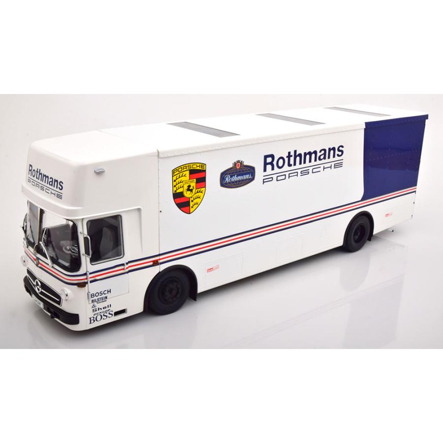 Mercedesメルセデス O317 Porscheポルシェ レーストランスポーター Rothmansロスマンズ / CMR 1/18 ミニカー | 