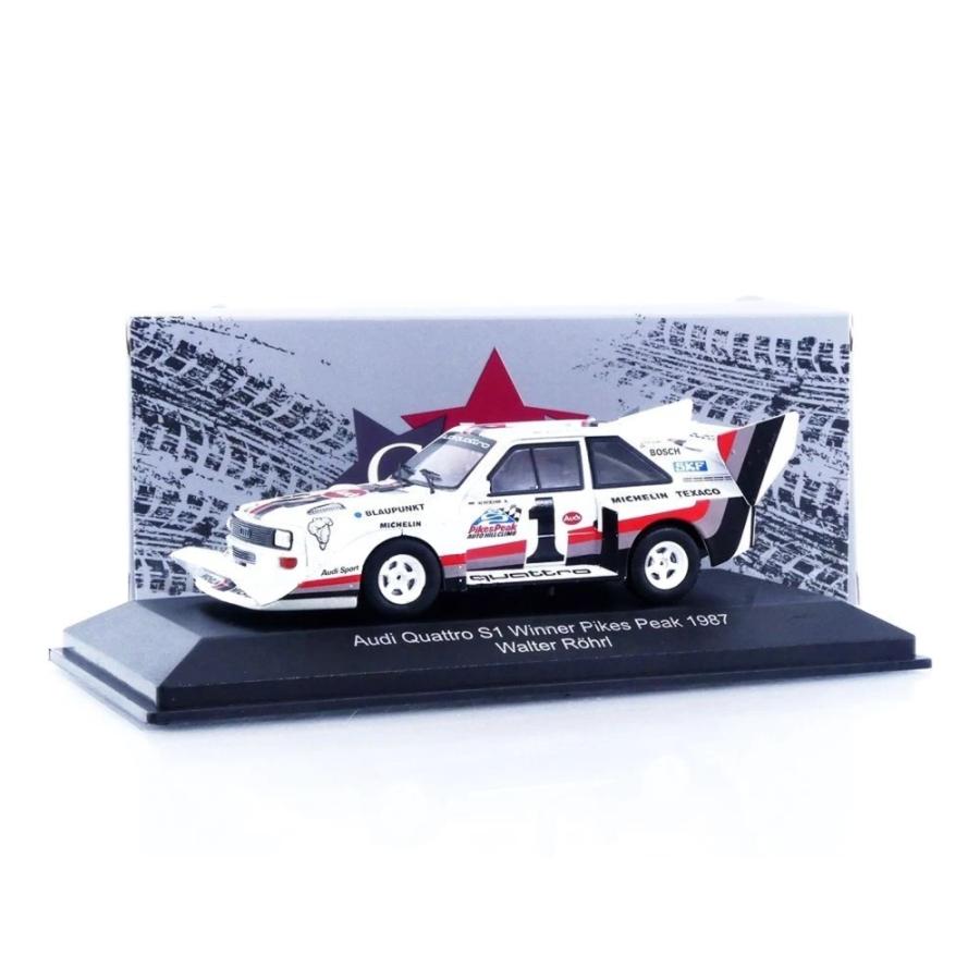アウディ クワトロ S1 #1 パイクスピーク 1987 ホワイト / CMR 1/43 ミニカー | 
