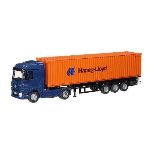 メルセデスベンツ　アクトロス Hapag Lloyd" 40フィートコンテナ　セミトレーラー 625-01 /NZG 1/50 建設機械模型 | 