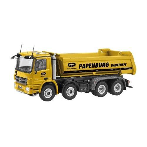 メルセデスベンツ　アクトロス 8X4 "GP"　 ダンプトラック 825-07 /NZG 1/50 建設機械模型 | 