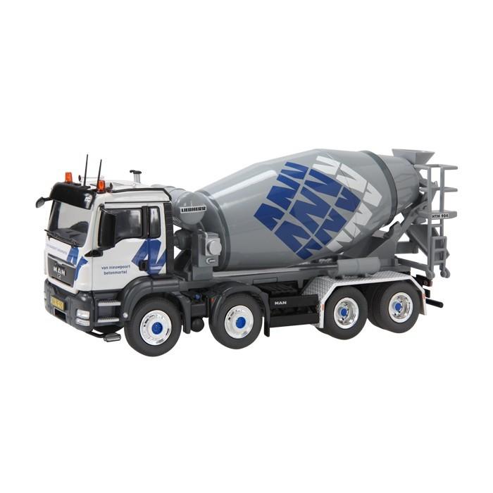 MAN TGS 8X4 VAN NIEUWPOORT ミキサー車 773/04 /NZG 1/50 建設機械模型 | 