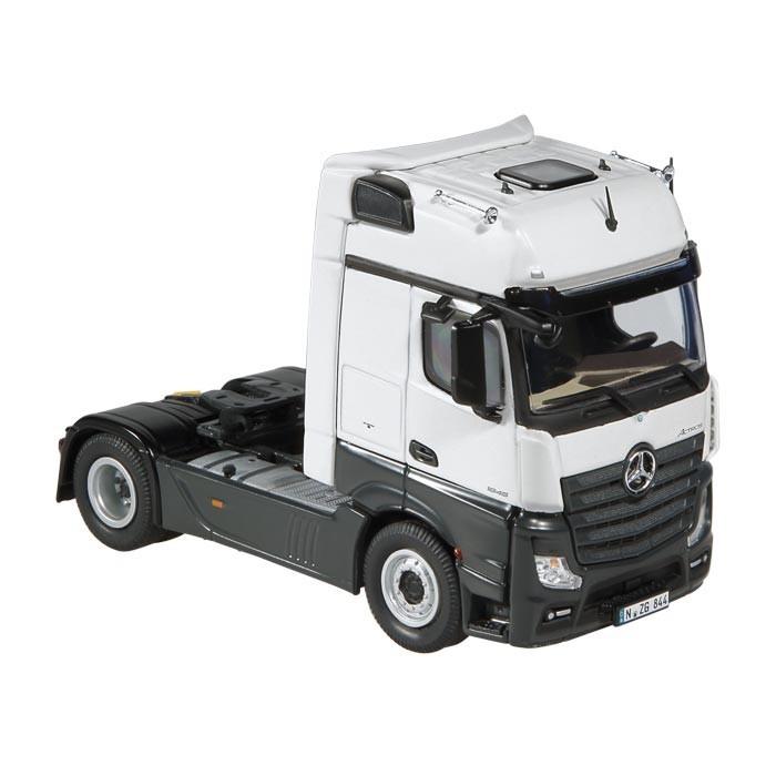 メルセデスベンツアクトロス 4X2, FH 25 ホワイト トラック　トラクタヘッド  /NZG 1/50 建設機械模型 | 