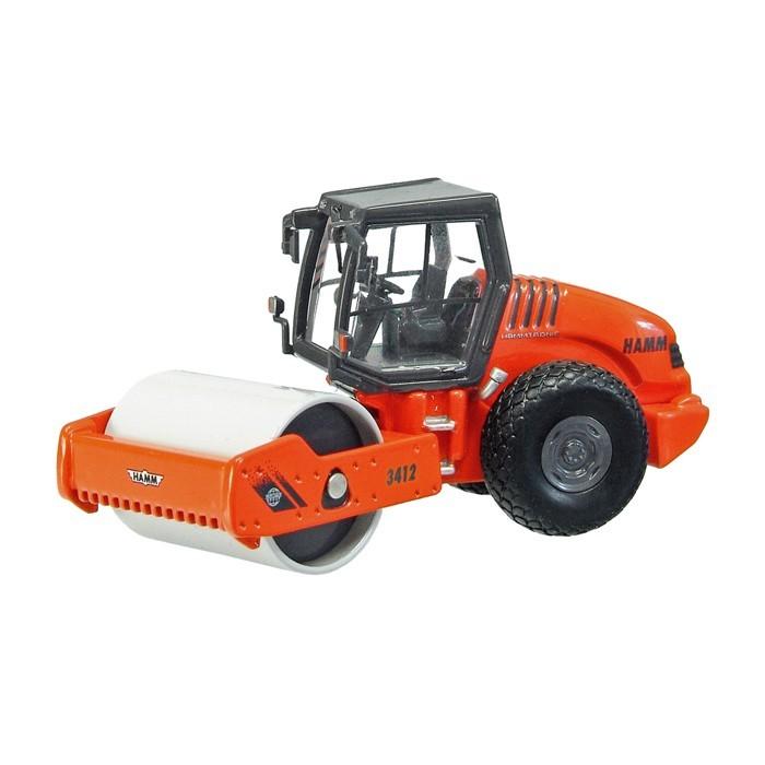 HAMM 3412HT compactor with cabin and flat roller /NZG 1/50 建設機械模型 | 