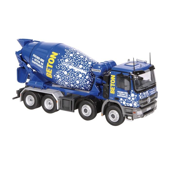 MERCEDES-BENZ ACTROS 8X4 "FISCHER KIES" トラック ミキサー車 /NZG 1/50 建設機械模型 | 