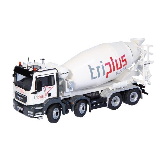 MAN TGS 8X4 "TRIPLUS"　 トラック ミキサー車 /NZG 1/50 建設機械模型 | 