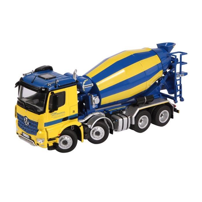 メルセデスベンツアクトロス 8X4 "DE PAOLA " ミキサー車 /NZG 建設機械模型 工事車両 1/50 ミニチュア | 