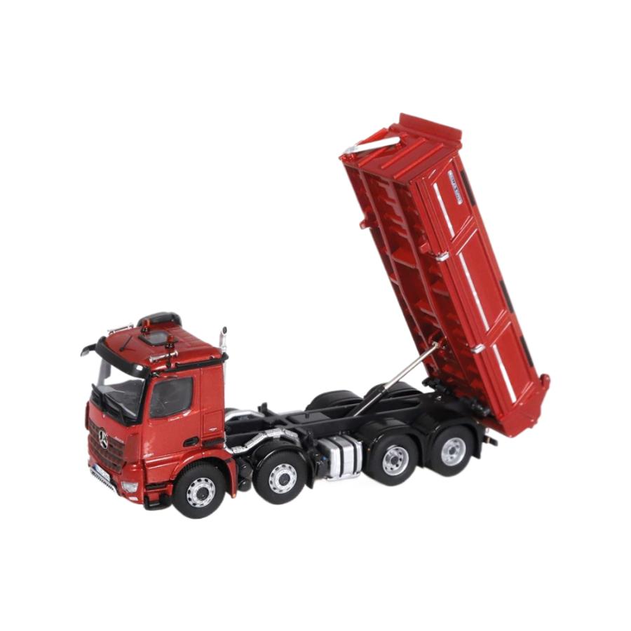 Mercedes Benz Arocs 8x4 Meiller tipper red ダンプ / NZG 1/50 建設