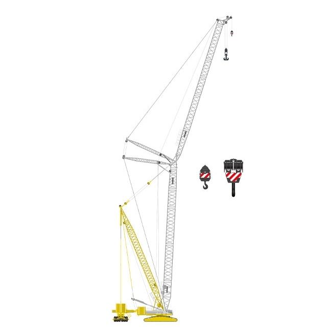 Liebherrリープヘル LR1600/2 + Derrick MADIACO NZG 1/50 建設 Liebherrリープヘル LR1600/2 + Derrick MADIACO NZG 1/50 建設