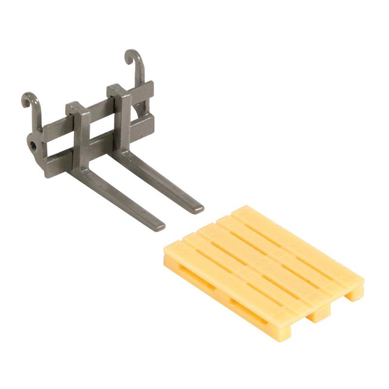 パレットフォーク パレット付 荷役 運搬 ジオラマ 付属品 模型 小物 アクセサリー / NZG 1/50 建設機械模型 | 