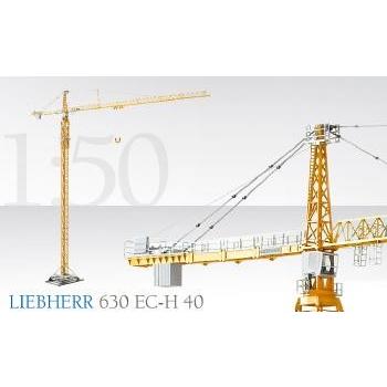 LIEBHERRリープヘル  630 EC-H 40 タワークレーン 2050/03  /CONRADコンラート建設機械 工事車両 1/50 ミニチュア 重機 | 