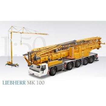 LIEBHERRリープヘル MK 100 移動式 オールテレーンクレーン　 2102/0  /CONRADコンラート建設機械 工事車両 1/50 ミニチュア 重機 | 