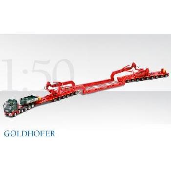 予約GOLDHOFERゴールドフォファーHigh-grider bridge on MAN TGX XXL ヘビーデューティートラクタ  5軸 KAHL   70186/0 /CONRADコンラート建設機械 工事車両 1/5 | 