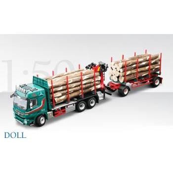 1/50 Conrad DOLL 原木車 材木運搬 メルセデスベンツ アクトロス