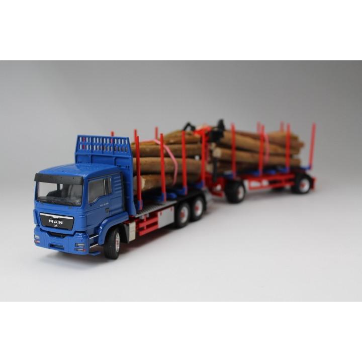 DOLL 原木車 材木運搬 ショート MAN TGS L 3軸 /CONRAD 1/50