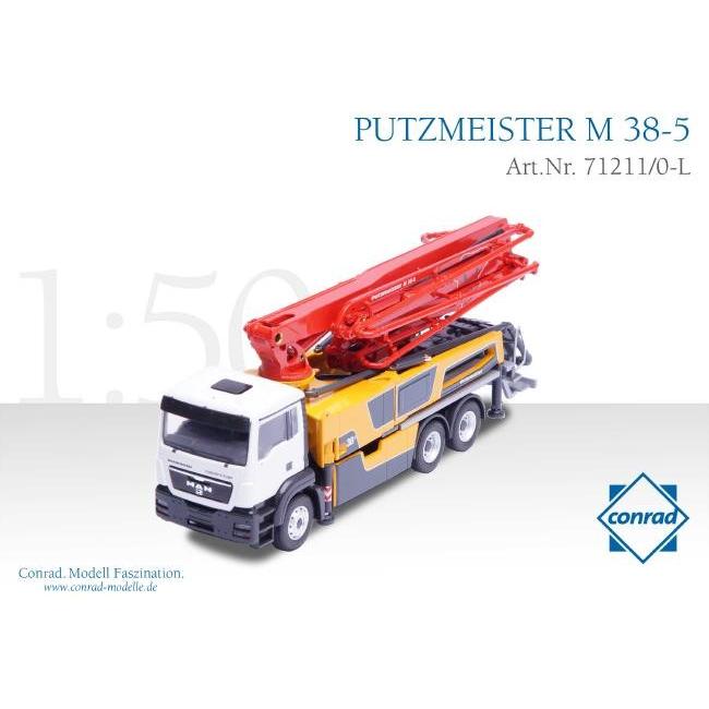 PUTZMEISTER コンクリートポンプ BSF 38-5 on MAN TGS 3軸 トラック