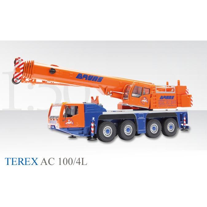 TEREX AC 100/4L Teleskopic BRUNS　クレーン/CONRAD　1/50 建設機械模型 | 