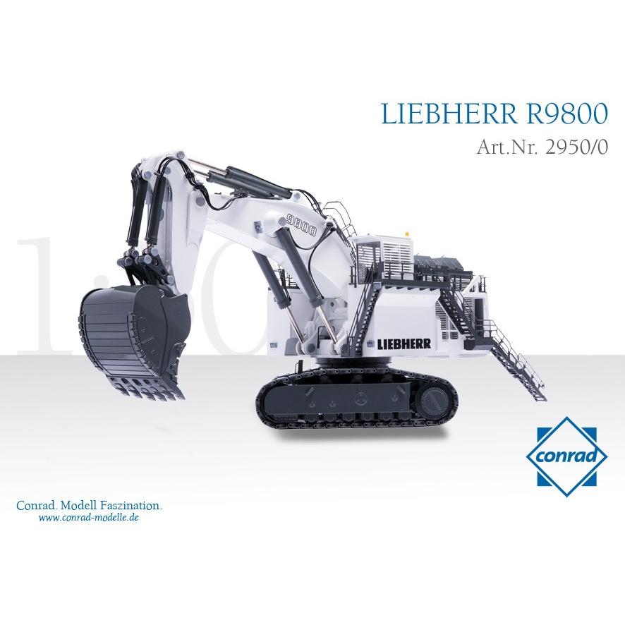 LIEBHERRリープヘル R9800 Mining excavator with bucket equipment