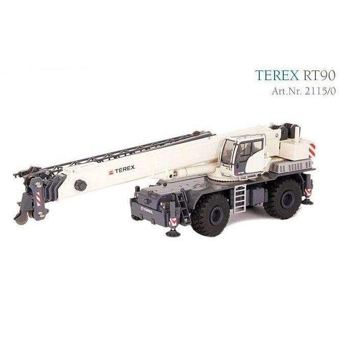 Terex RT 90 Rough Terrain craneモバイルクレーン /Conrad 1/50建設