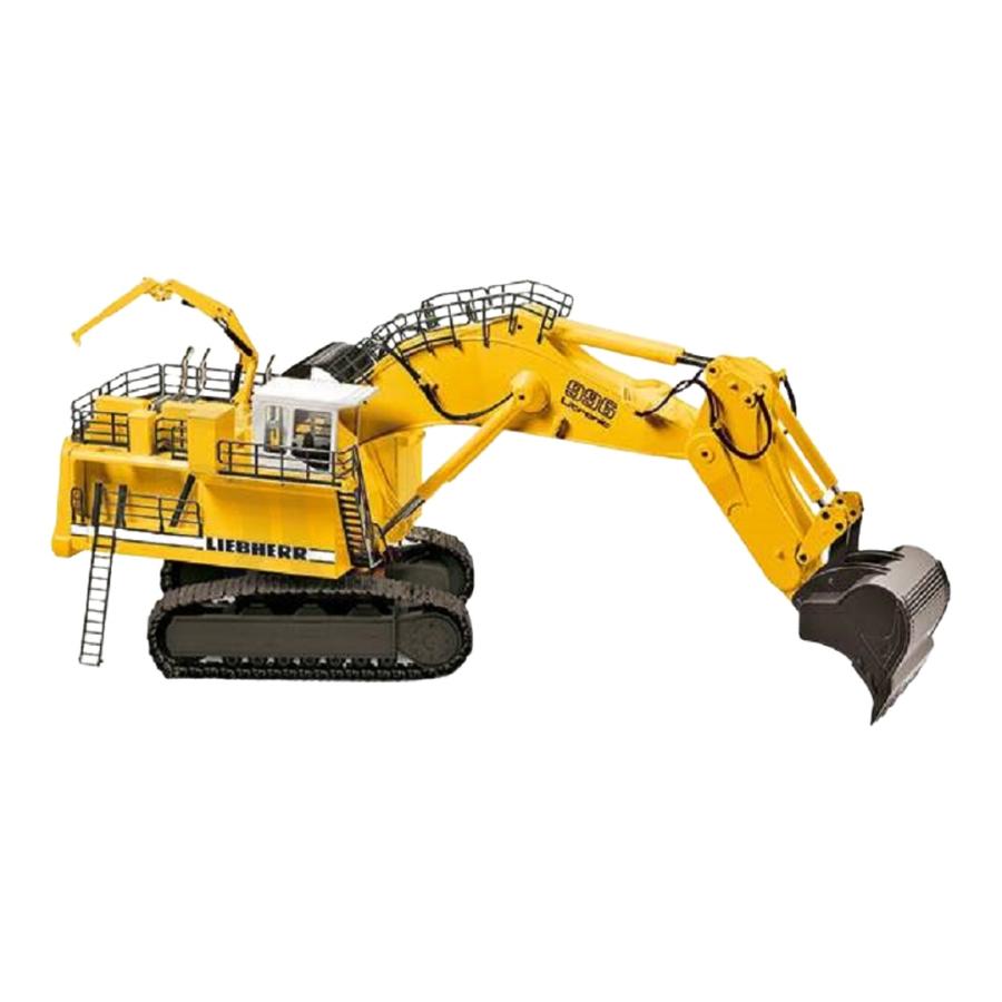 リープヘル Liebherr R996 マイニングショベル イエロー / Conrad 1/50 ミニカー 建設機械模型 工事車両 | 